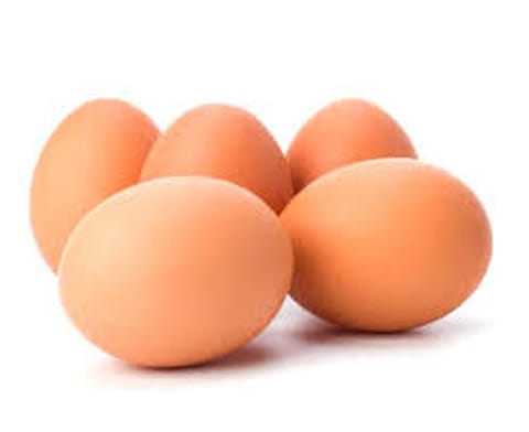 fresh loose eggs