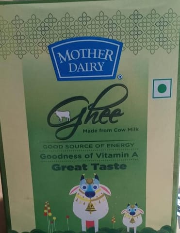 mother dairy desi ghee tetra, 500 ml