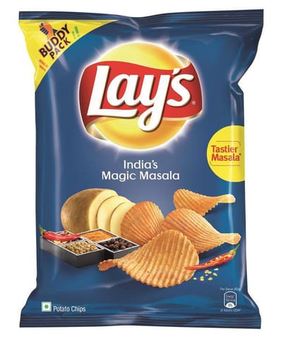 lays potato chips - joyful magic masala - 55 gm pack