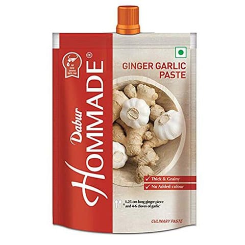 dabur hommade ginger garlic past, 200 gm