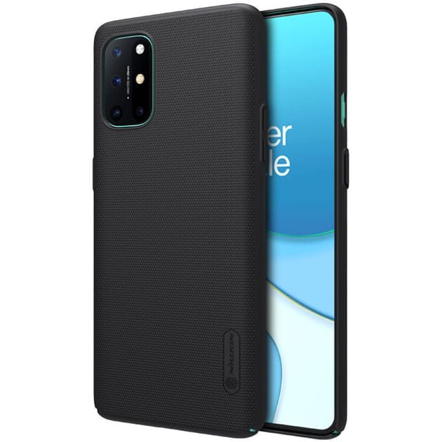 Nillkin Cover Compatible with Oneplus 8T Case Super Frosted Shield Hard Phone Cover [ Slim Fit ] [ Designed Case for Oneplus 8T / 8T+ 5G ] - Black