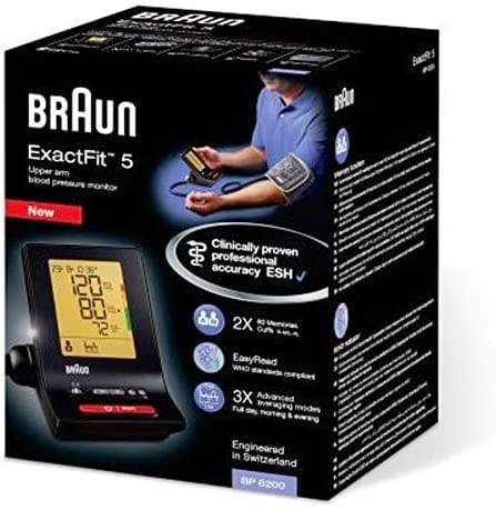 Braun Bp Monitor Upper Arm Exact Fit Bp6200