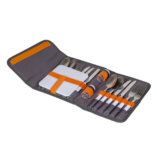 16-Piece Cutlery Set With Polyester Pouch