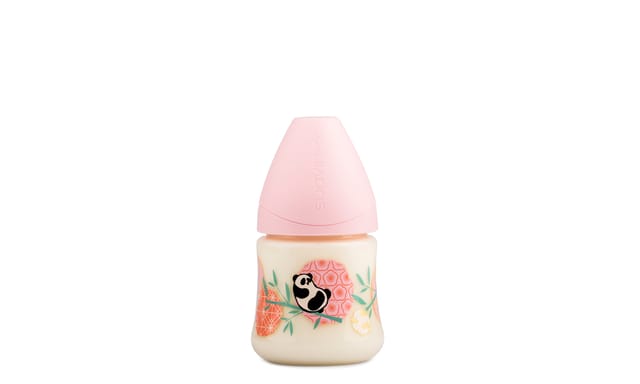 Suavinex Feeding Bottle 150 S T1S Pink Panda L1