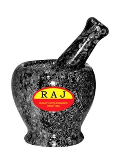 Raj Marble Mortar And Pestle Set