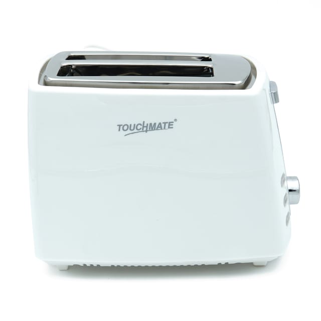 Touchmate 2 Slice Retro Toaster (TM-TS200) White