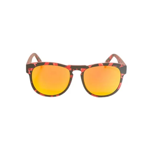 Italia Independent Unisex Wayfarer Shape Sunglasses Barble Red Acetate Frame 0902.142.000