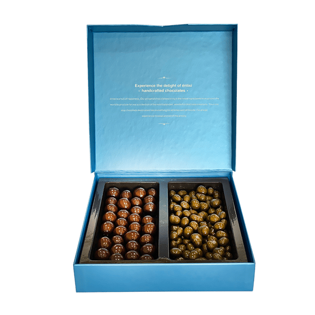 Entisi Hazelnut and Coffee Bean Coated Chocolate Gift Box - 180 g