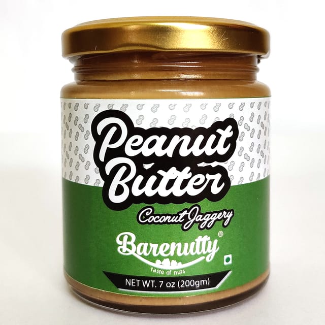 Barenutty Natural Peanut Butter with Coconut Jaggery