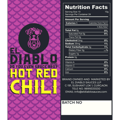 Hot Red Chili by El Diablo Sauces - 240 g