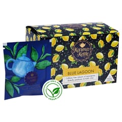 Blue Lagoon Iced Tea by  Karma Kettle - Pyramid Teabags (20)