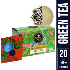Peach and Jasmin Green Tea by Karma Kettle - Pyramid Teabags (20)