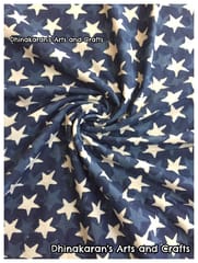 STARS Block Print Fabric