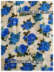 Floral Print Fabric-(2)