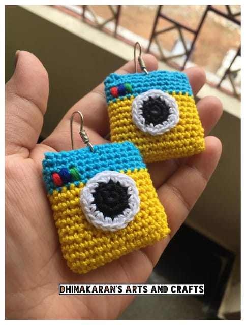 Instagram Crochet Earrings