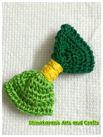 Crochet Bow HairClip-(1)