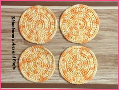 Crochet Coasters-MARIGOLD