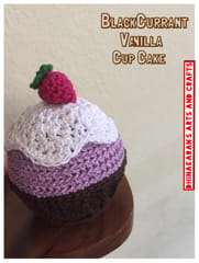 Black Currant Vanilla Crochet Cake