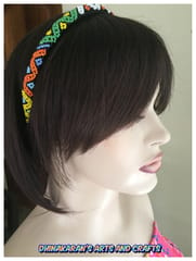African Beaded Hairband