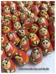 Chota Didi Buttons - RED
