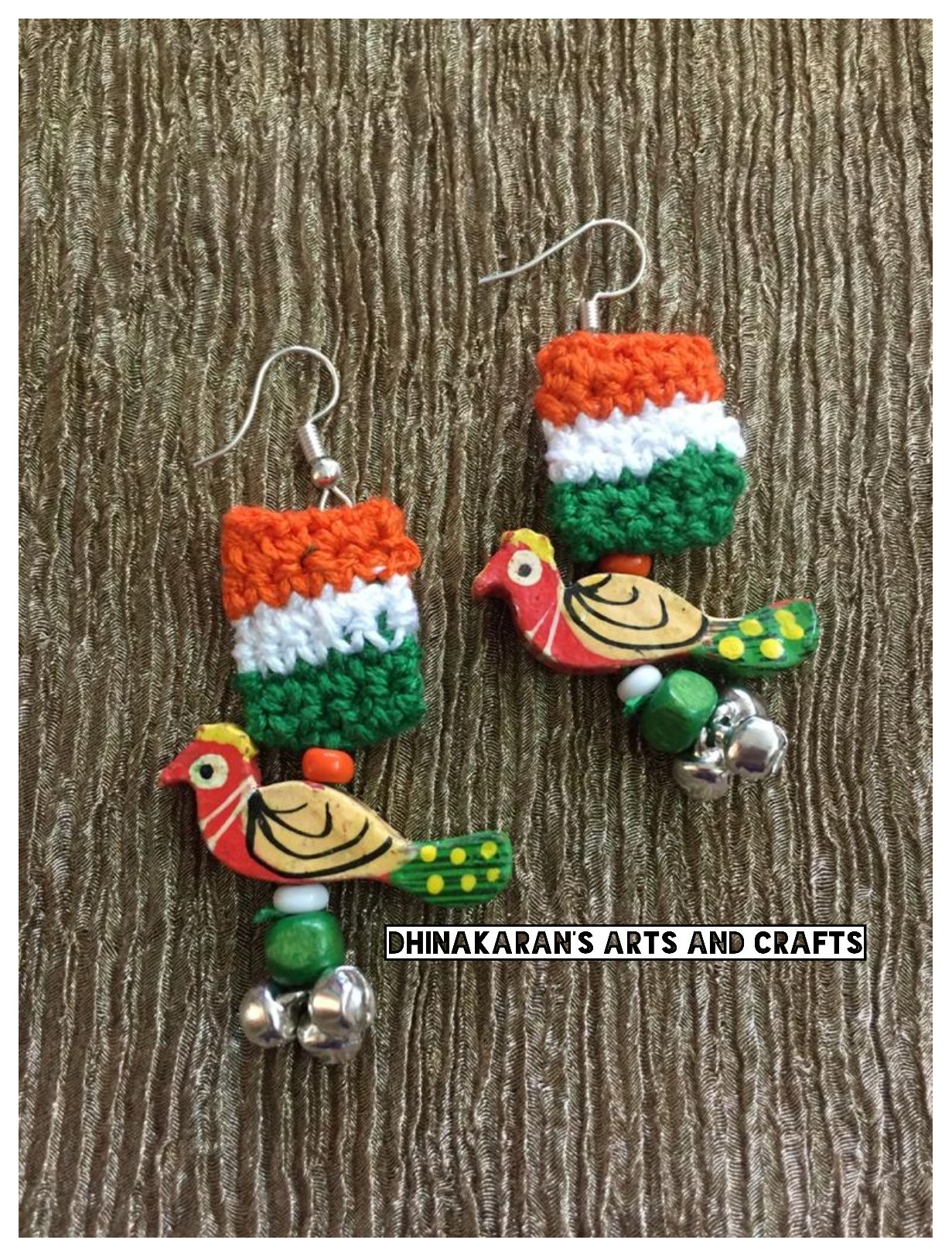 Buy Happy Stoning Independence Day Special Designer Trendy Tricolor Indian  Flag Jhumka Jhumki Earrings for Women at Amazon.in