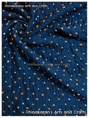 DESI BLUE Bandhani Fabric