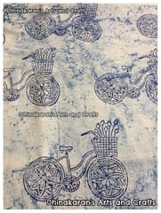 GARDEN CYCLE Block Print Fabric