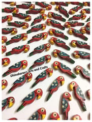 Red Parrot Buttons
