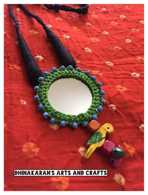 Chamak Mirror Neckpiece-(7)