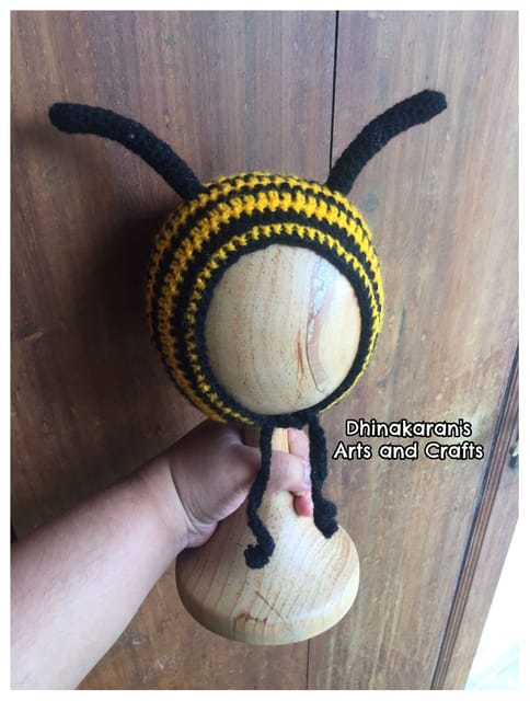 Honeybee Baby Crochet Bonnet