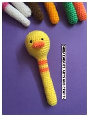 Duck Crochet Baby Rattle