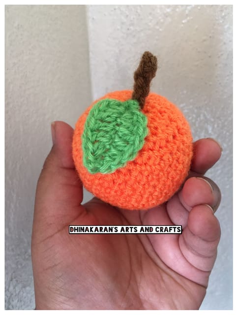 Orange Crochet Soft Toy