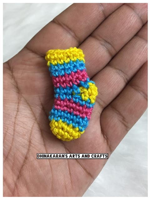 Miniature Crochet Socks