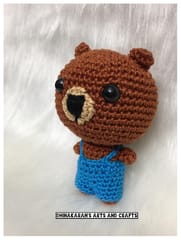 Brown Bear Miniature Crochet Soft Toy