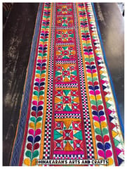 Geometric Vintage Banjara Heavy Kutchwork Fabric