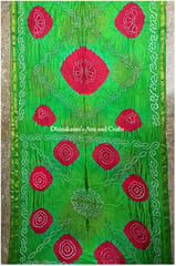 Moha Art Silk Bandhani Saree
