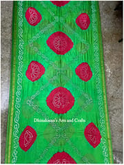Moha Art Silk Bandhani Saree