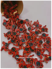Red Elephant Buttons