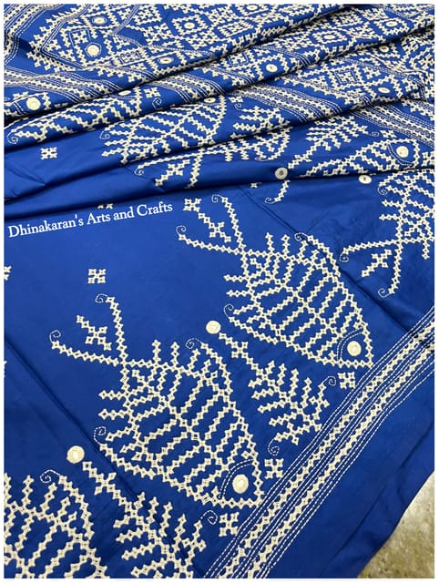 Machli Kutchwork Saree