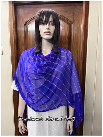 Purple Lehariya Dupatta