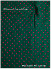 EXOTIC GREEN Bandhani Fabric