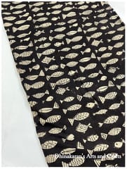 Fish Hand Block Print Fabric