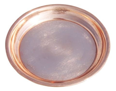 Copper Plate 5 inch (MOQ- 12 Pcs.) - 4.7*4.7*0.5 inch (Z137 D)