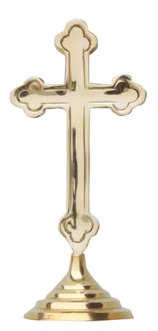 Brass Decorative Showpiece Cross Christmas Gift item - 3.5*2.8*7.8 inch (F486 B)