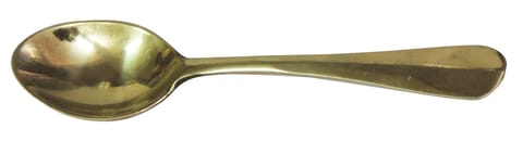 Pure Brass Spoon - 6.3*1.4*0.6 inch (CU061 A) (MOQ-12 Pcs)