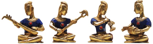 Brass Showpiece Musical Set Small Statue  - 1.5*2.4*4 inch (BS082)