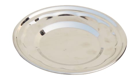 Pure Steel Plate, Border Plate Quater (24 Gaugae) - 7.2*7.2*0.5 inch (S080 A) (MOQ : 6 Pcs)
