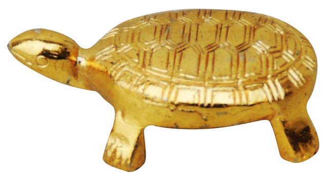 Brass Showpiece Tortoise  Statue - 3*1.5*1 inch (AN203 A)