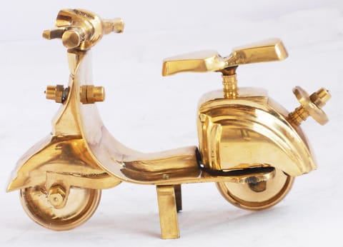 Brass Showpiece Scooter - 5*2*3.2 inch (Z327 B)