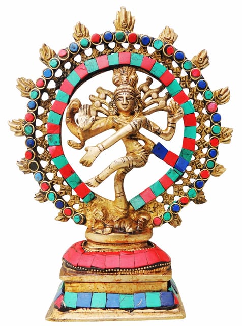 Brass Showpiece Nataraj Statue - 6.5*2.5*8 Inch (BS839 A)